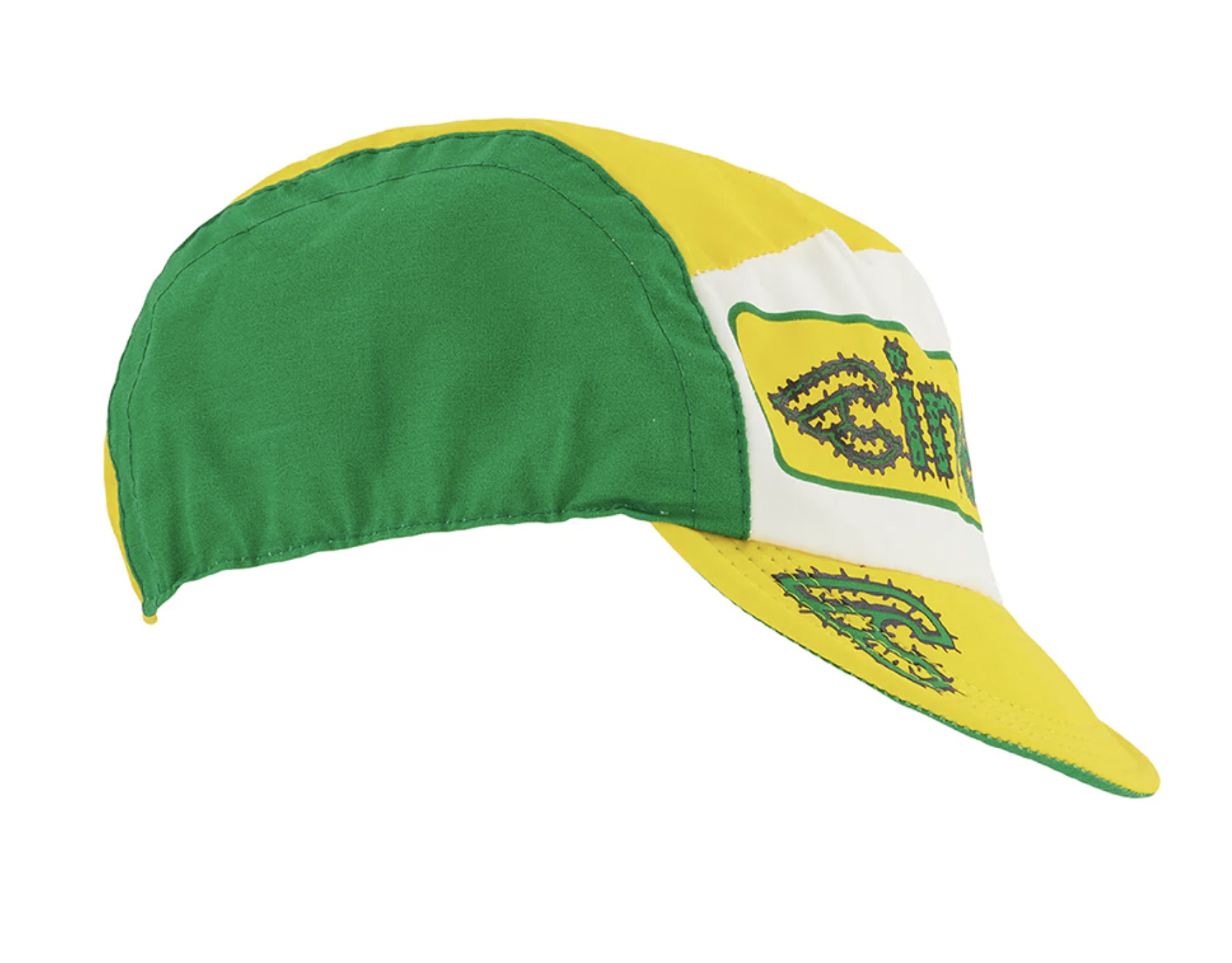 ACME Bicycle Co. Cinelli Cycling Cap Explorer Cactus Yellow and White
